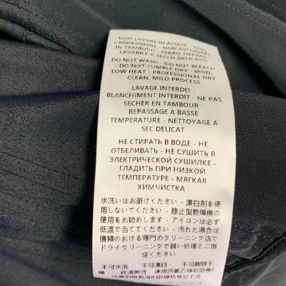 ALEXANDER MCQUEEN Size 4 Black Viscose Blend Ruffled Off Shoulder Evening Gown - Picture 8 of 8